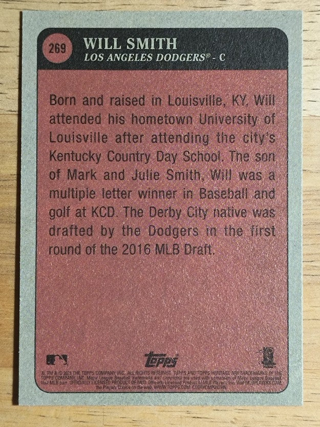 2021 Topps Heritage #269 Will Smith KP