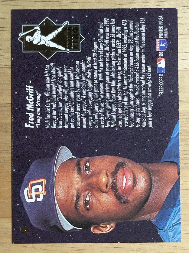 1993 Ultra Home Run Kings #4 Fred McGriff