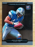 2010 Topps Platinum #157 Jahvid Best RC