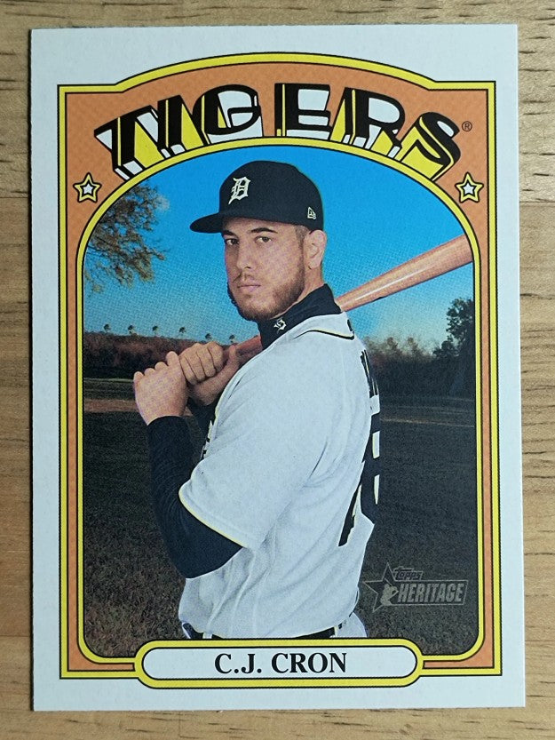 2021 Topps Heritage #197 C.J. Cron