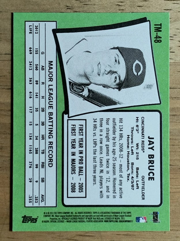 2013 Topps Update '71 Topps Minis #TM48 Jay Bruce