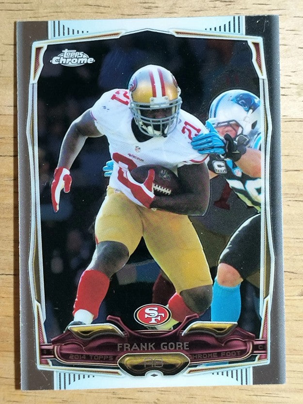 2014 Topps Chrome #1 Frank Gore