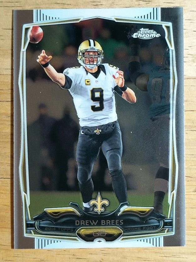 2014 Topps Chrome #17A Drew Brees