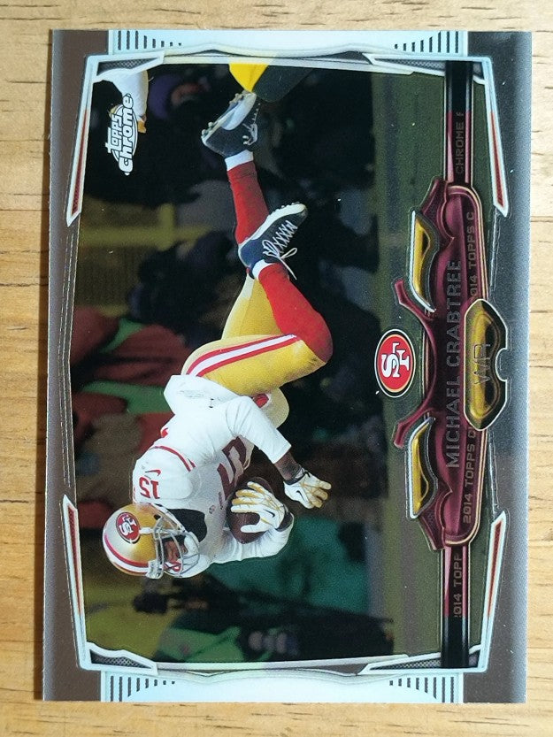 2014 Topps Chrome #32A Michael Crabtree