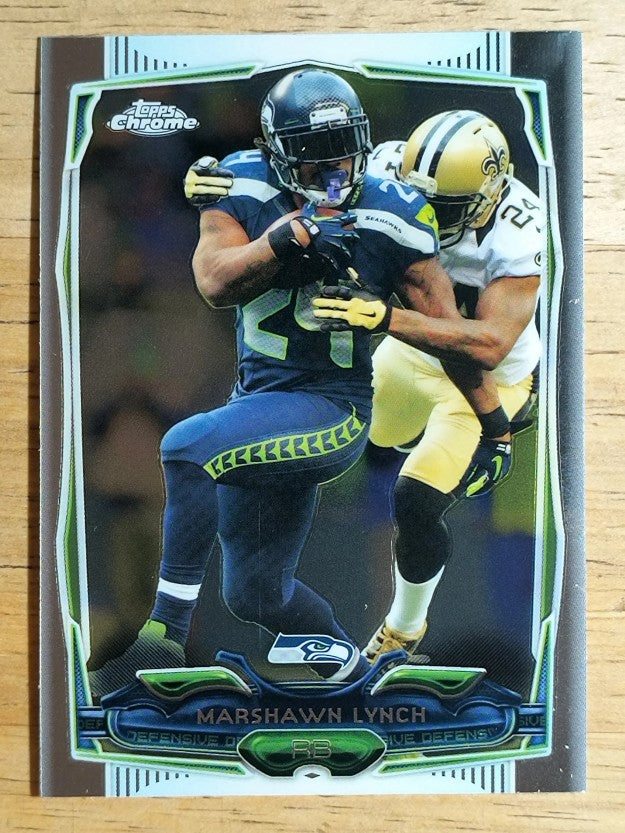 2014 Topps Chrome #61A Marshawn Lynch