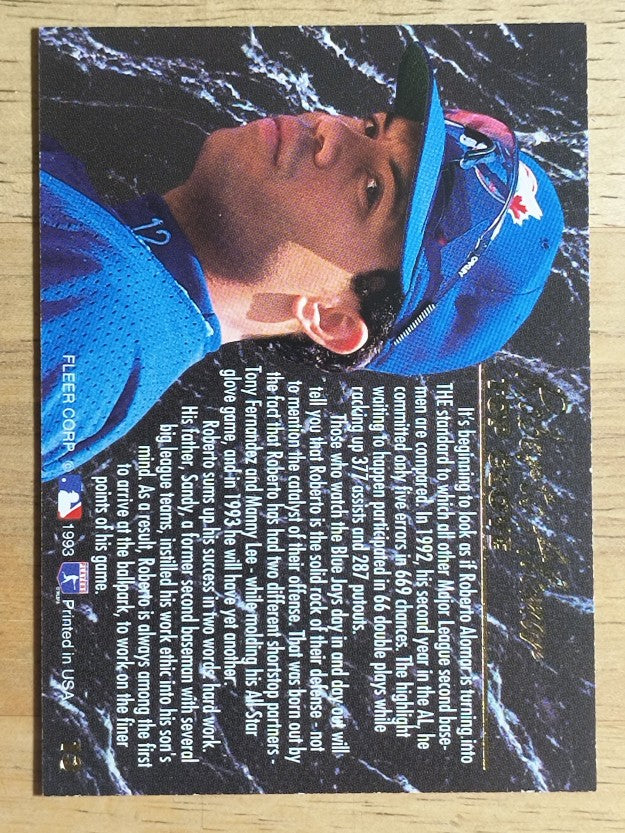1993 Ultra Award Winners #13 Roberto Alomar