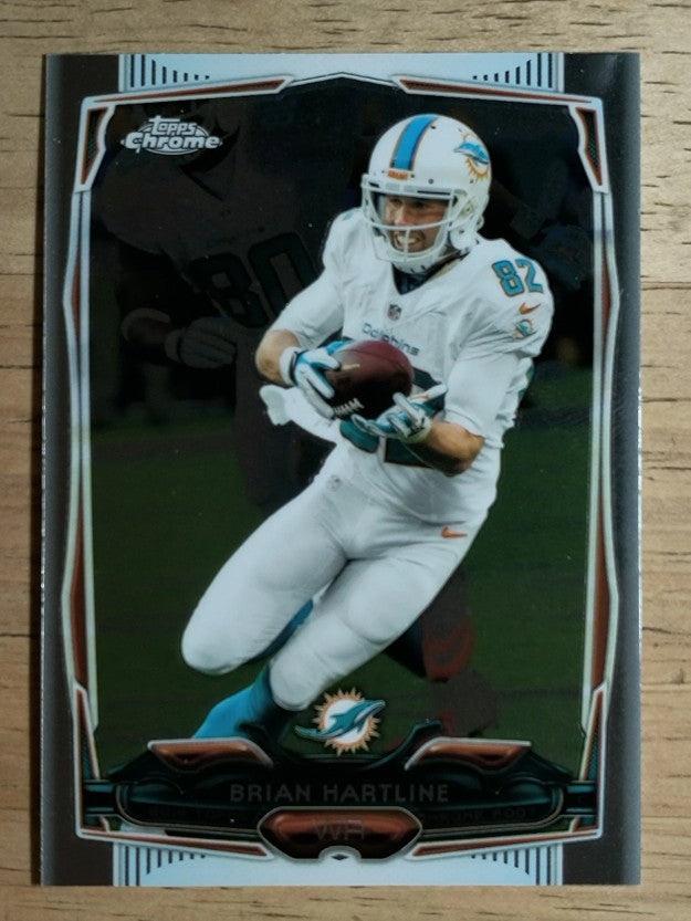 2014 Topps Chrome #81 Brian Hartline