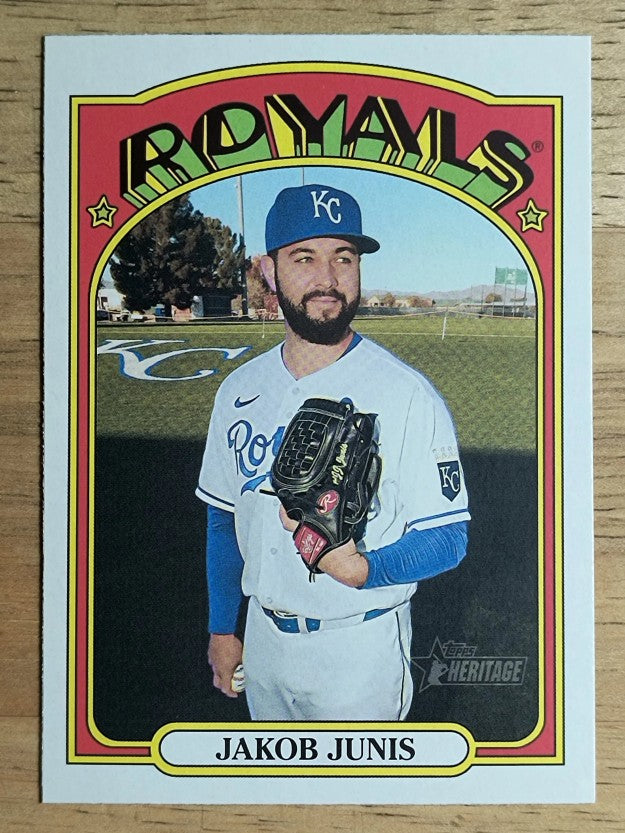 2021 Topps Heritage #257 Jakob Junis