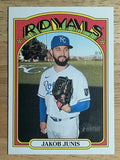 2021 Topps Heritage #257 Jakob Junis