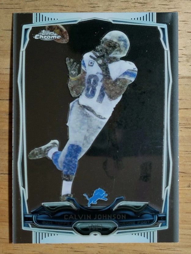 2014 Topps Chrome #98A Calvin Johnson