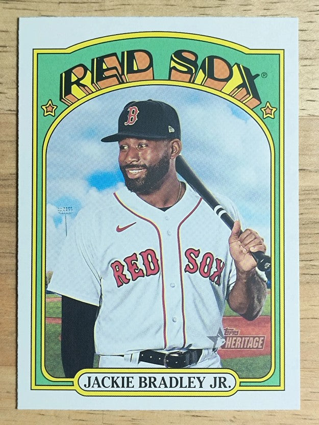 2021 Topps Heritage #171 Jackie Bradley Jr.
