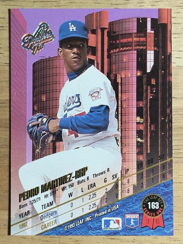 1993 Leaf #163 Pedro Martinez