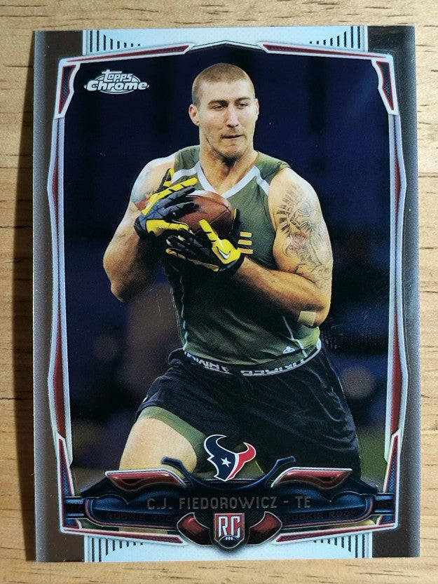 2014 Topps Chrome #131 C.J. Fiedorowicz RC