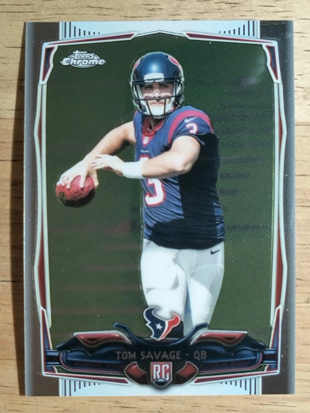 2014 Topps Chrome #139 Tom Savage RC