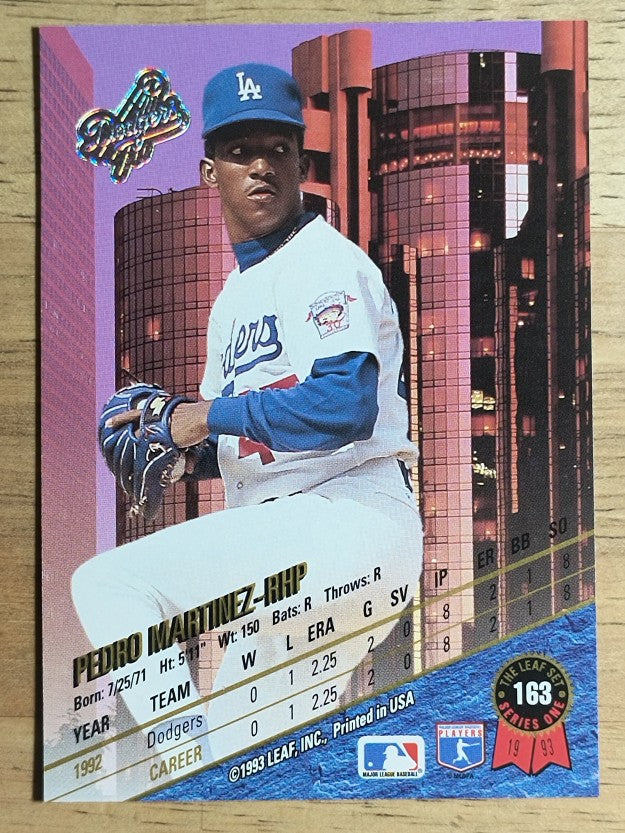 1993 Leaf #163 Pedro Martinez