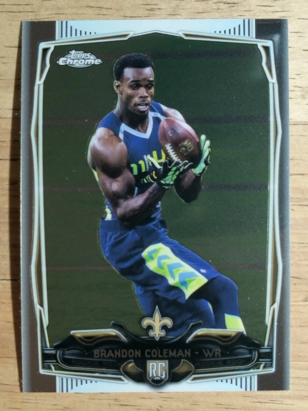 2014 Topps Chrome #147 Brandon Coleman RC