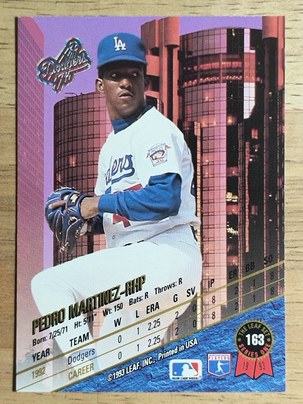 1993 Leaf #163 Pedro Martinez
