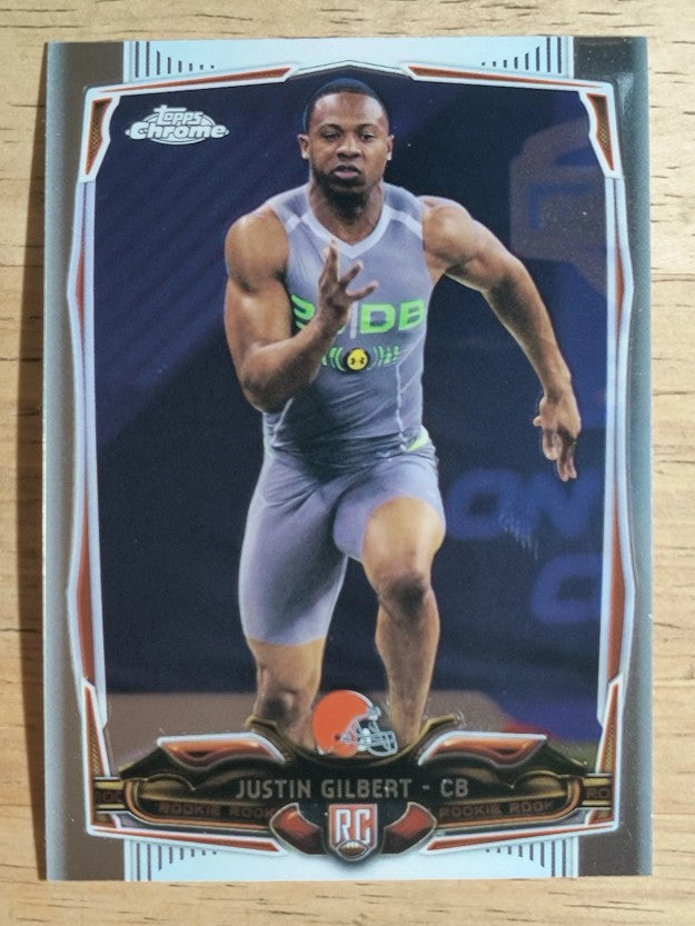 2014 Topps Chrome #152 Justin Gilbert RC
