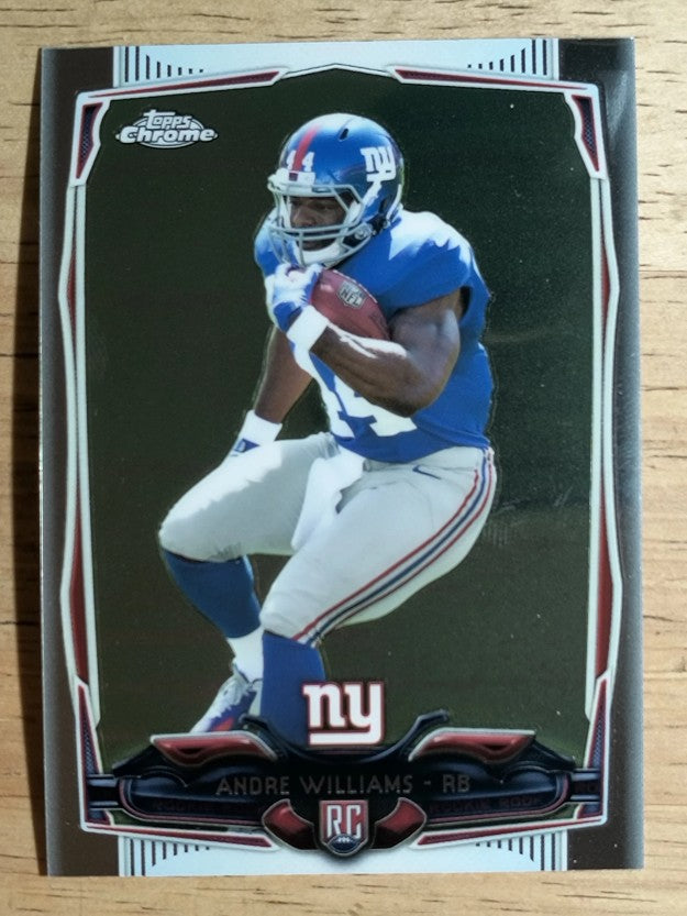 2014 Topps Chrome #154 Andre Williams RC