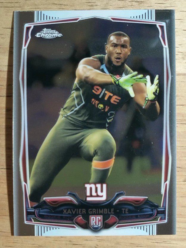 2014 Topps Chrome #156 Xavier Grimble RC