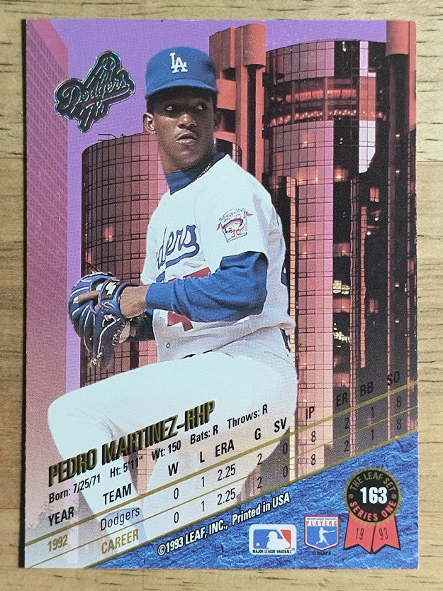 1993 Leaf #163 Pedro Martinez