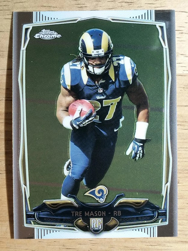 2014 Topps Chrome #164A Tre Mason RC
