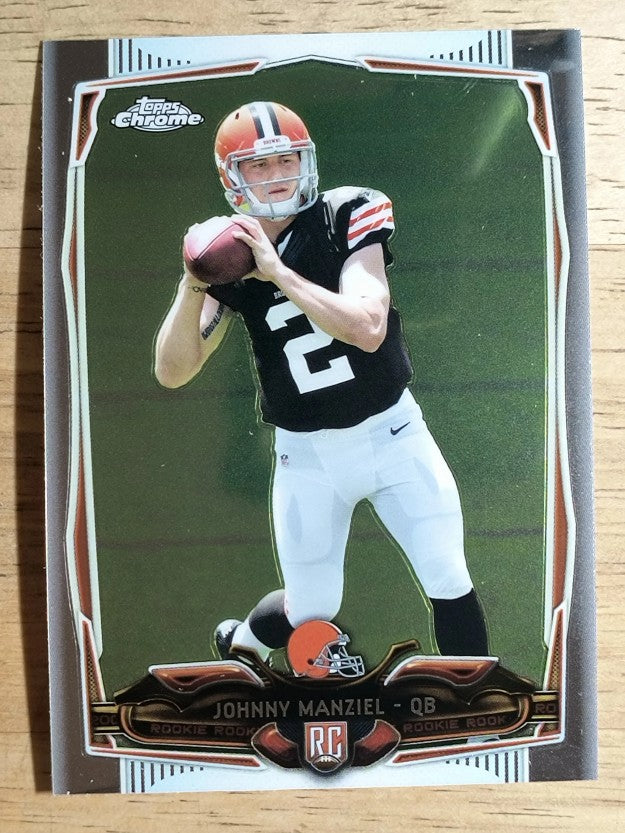 2014 Topps Chrome #169A Johnny Manziel RC