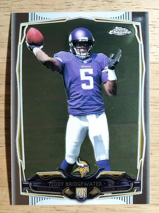 2014 Topps Chrome #173A Teddy Bridgewater RC