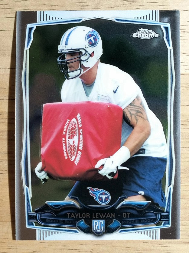 2014 Topps Chrome #180 Taylor Lewan RC