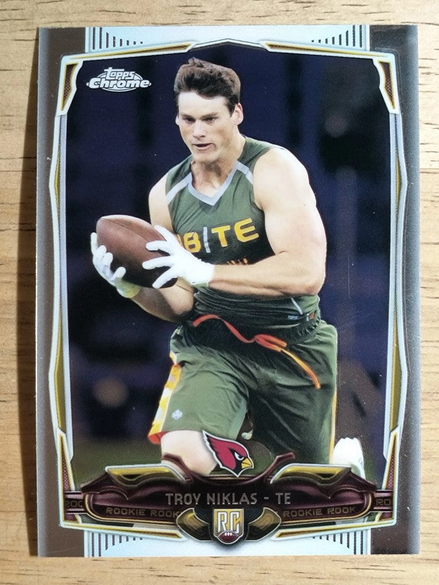 2014 Topps Chrome #182 Troy Niklas RC