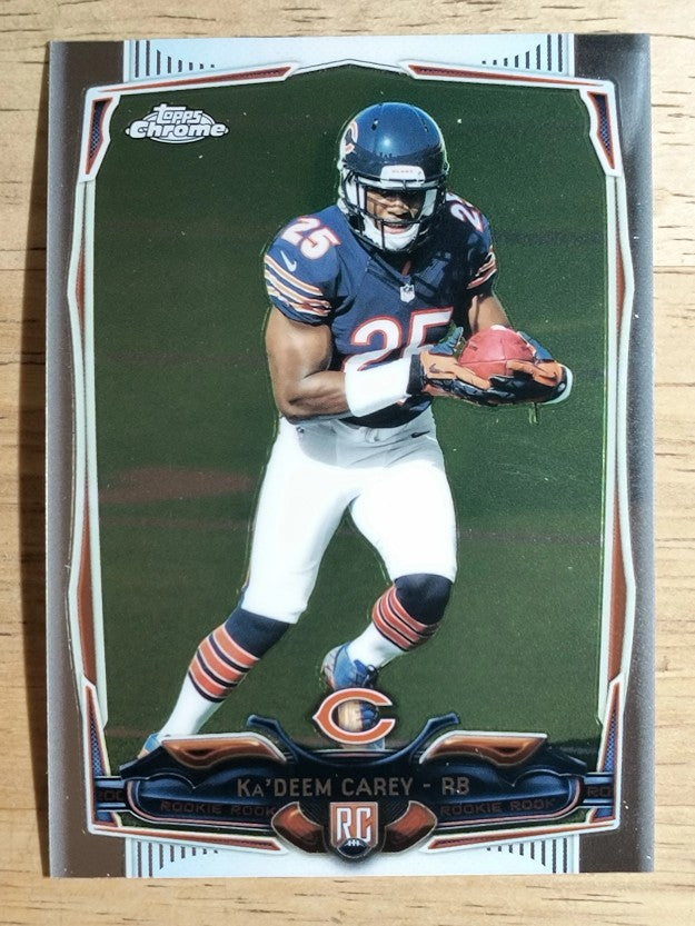 2014 Topps Chrome #188 Ka'Deem Carey RC