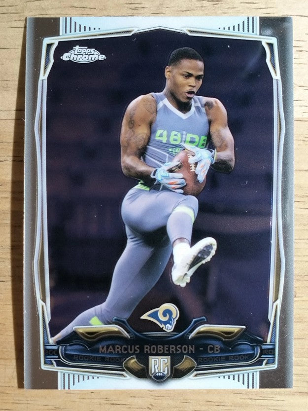2014 Topps Chrome #190 Marcus Roberson RC