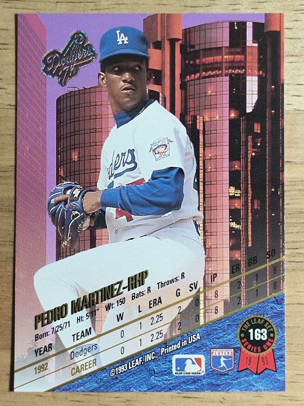 1993 Leaf #163 Pedro Martinez