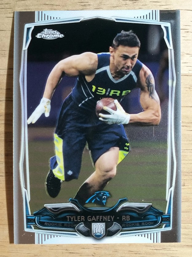 2014 Topps Chrome #196 Tyler Gaffney RC