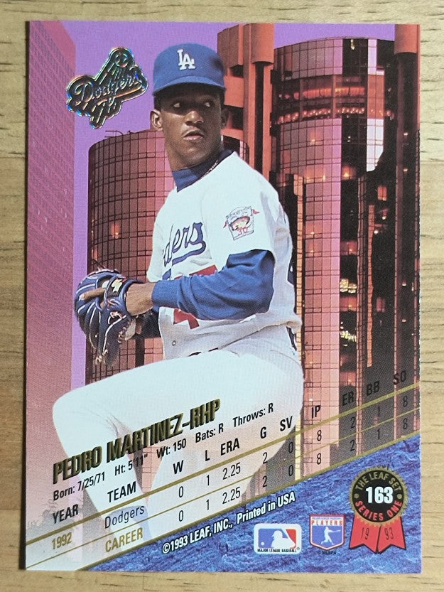 1993 Leaf #163 Pedro Martinez