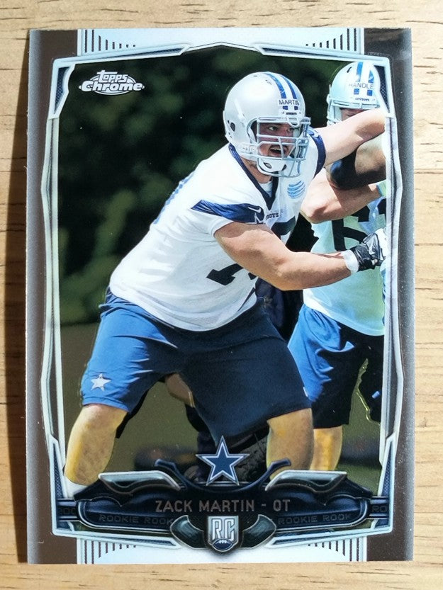 2014 Topps Chrome #207 Zack Martin RC