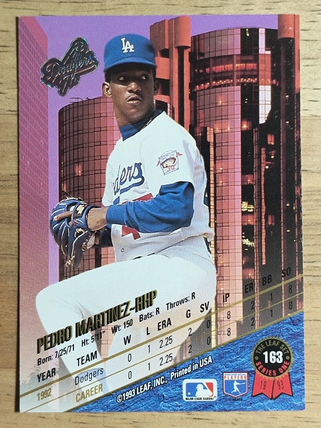 1993 Leaf #163 Pedro Martinez