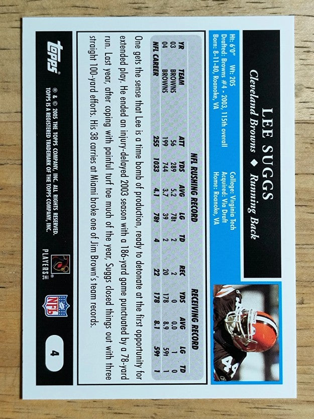 2005 Topps #4 Lee Suggs