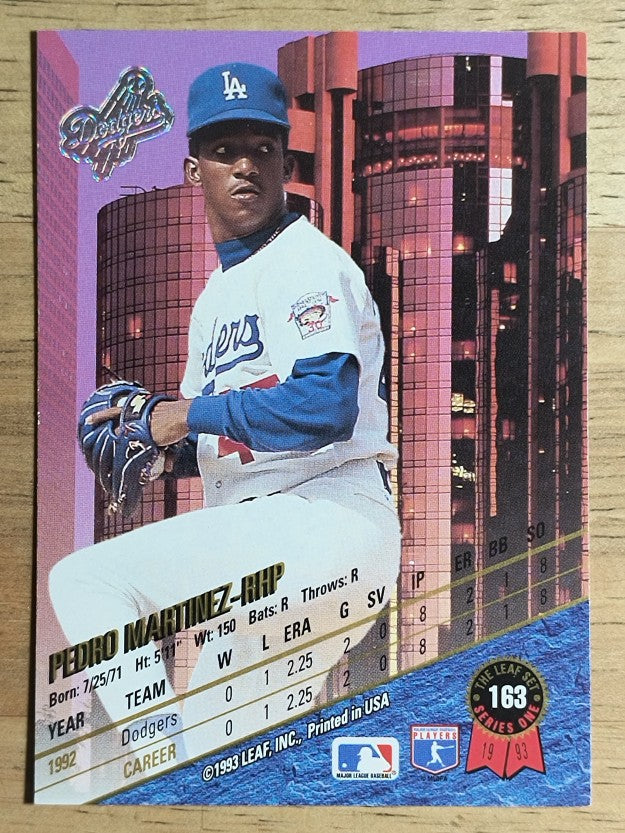 1993 Leaf #163 Pedro Martinez