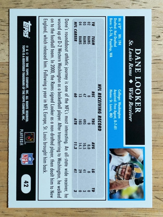 2005 Topps #42 Dane Looker
