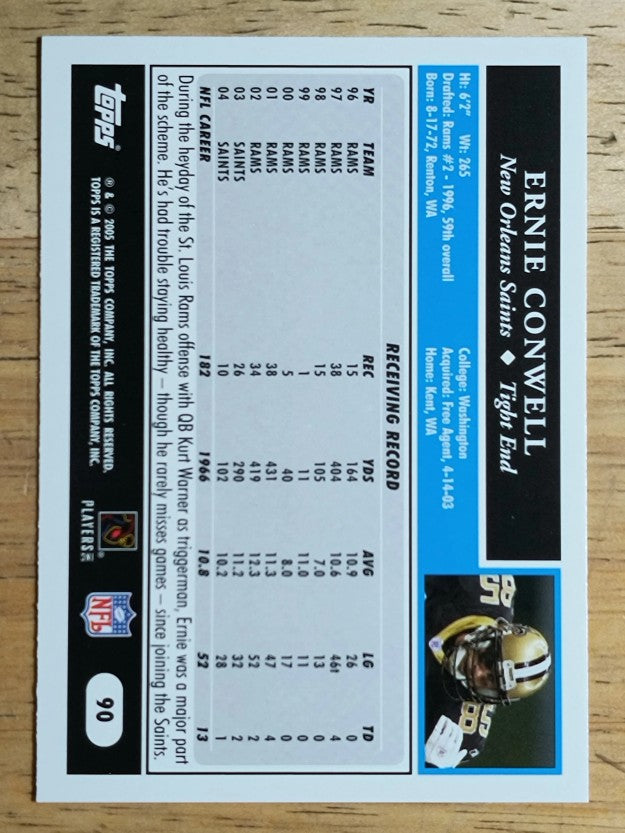 2005 Topps #90 Ernie Conwell