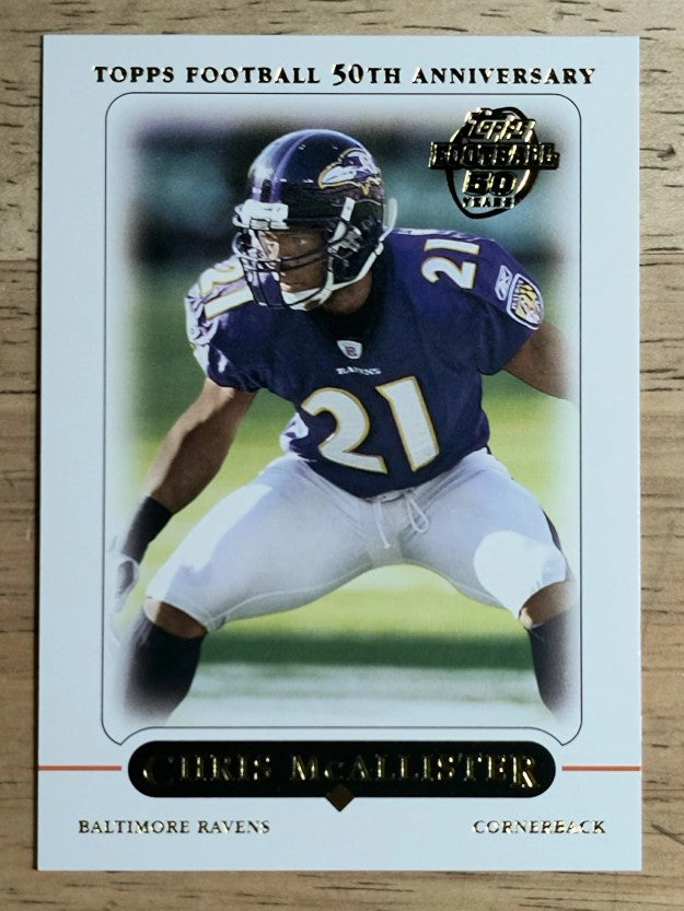 2005 Topps #100 Chris McAlister