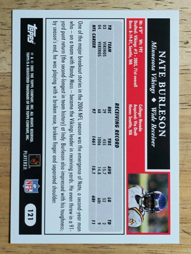 2005 Topps #121 Nate Burleson