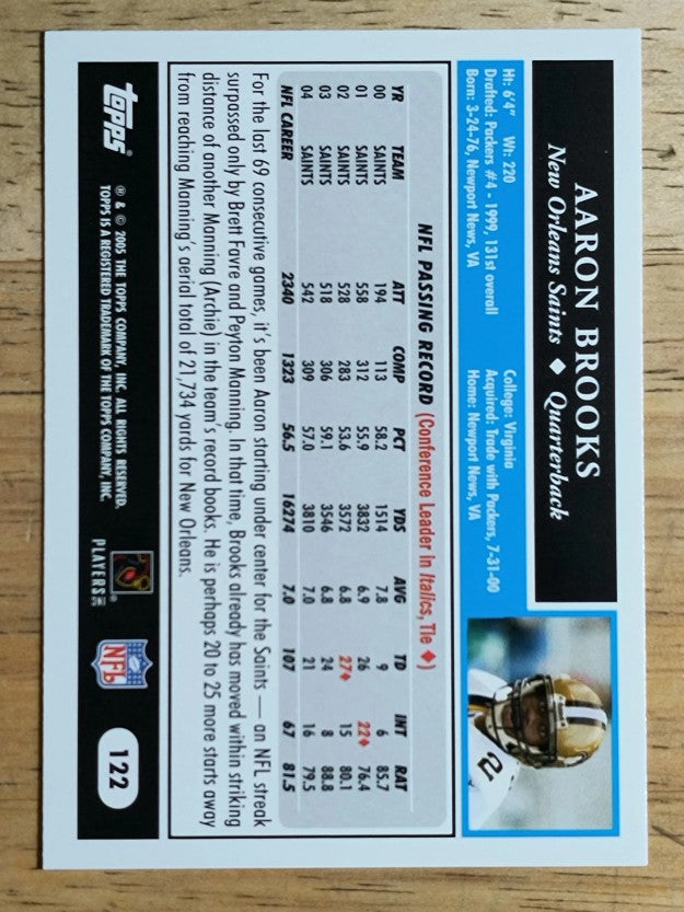 2005 Topps #122 Aaron Brooks
