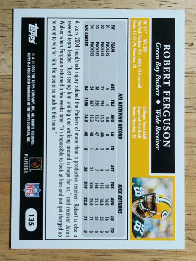 2005 Topps #135 Robert Ferguson