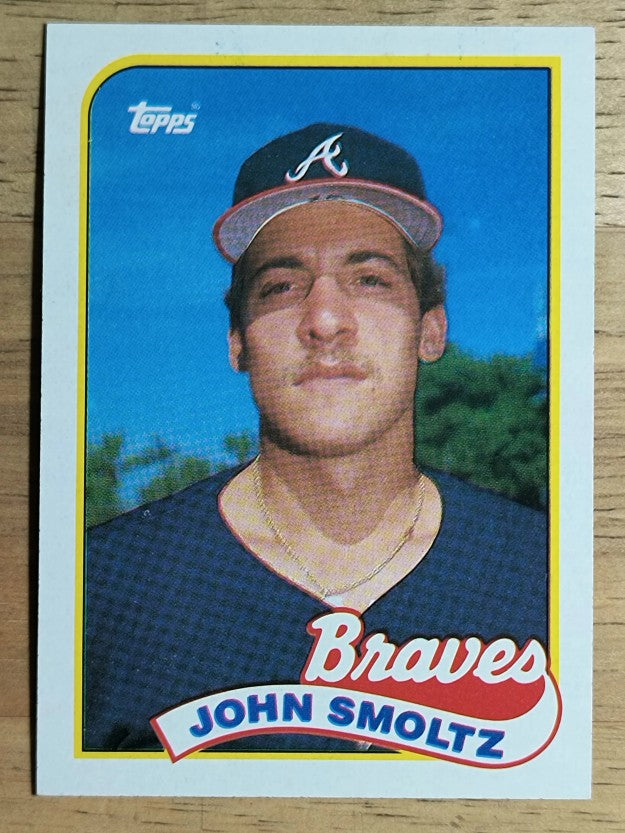 1989 Topps #382 John Smoltz RC