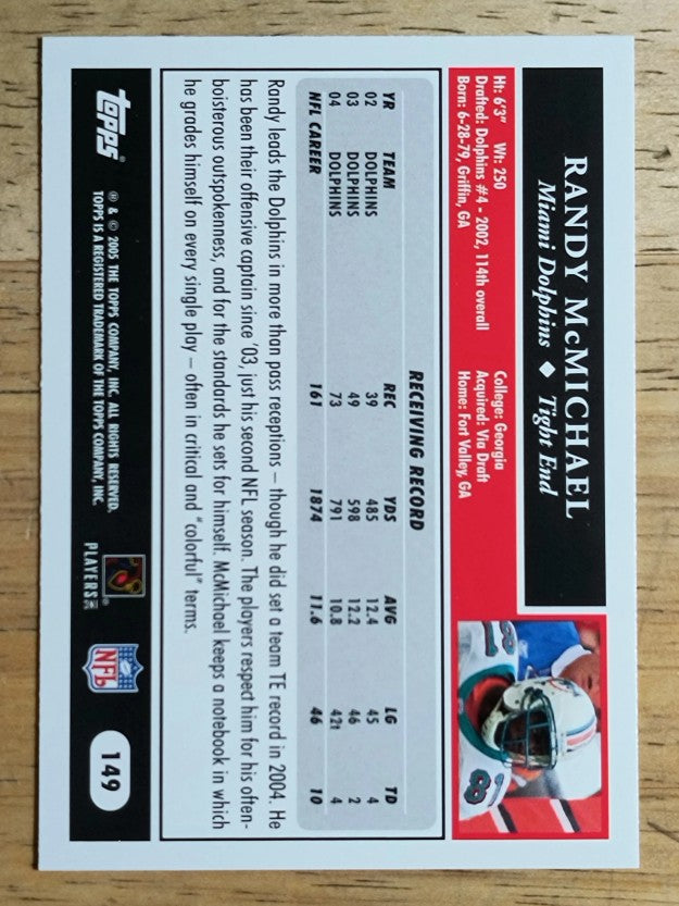 2005 Topps #149 Randy McMichael