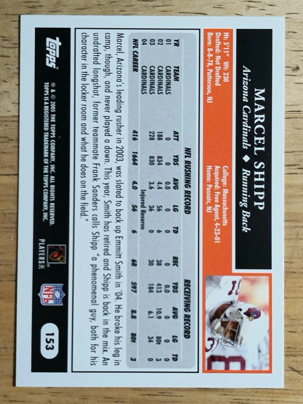 2005 Topps #153 Marcel Shipp