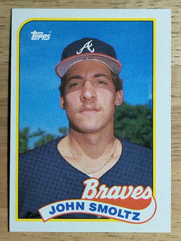 1989 Topps #382 John Smoltz RC