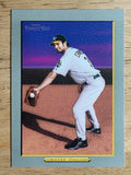 2005 Topps Turkey Red #83B Eric Chavez Purple Sky SP